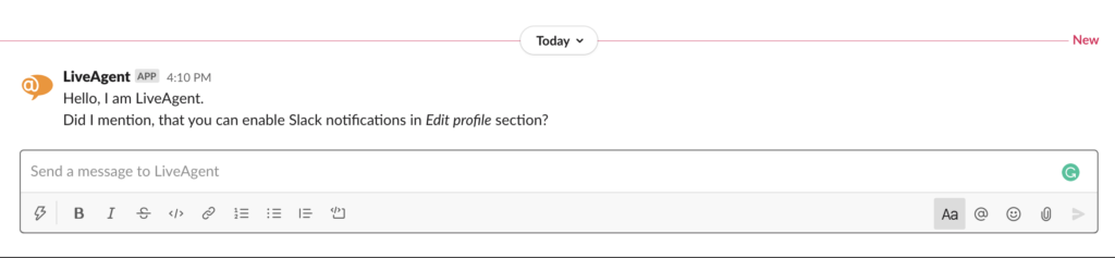 Уведомление Slack о новом теге Срочно в системе LiveAgent
