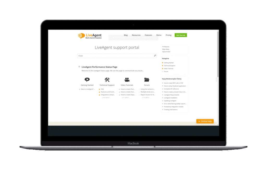 дизайны баз знаний в liveagent