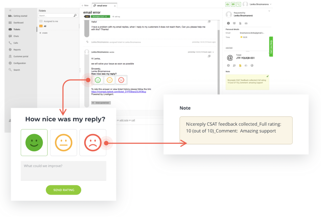 Опрос в чате из интерфейса оператора