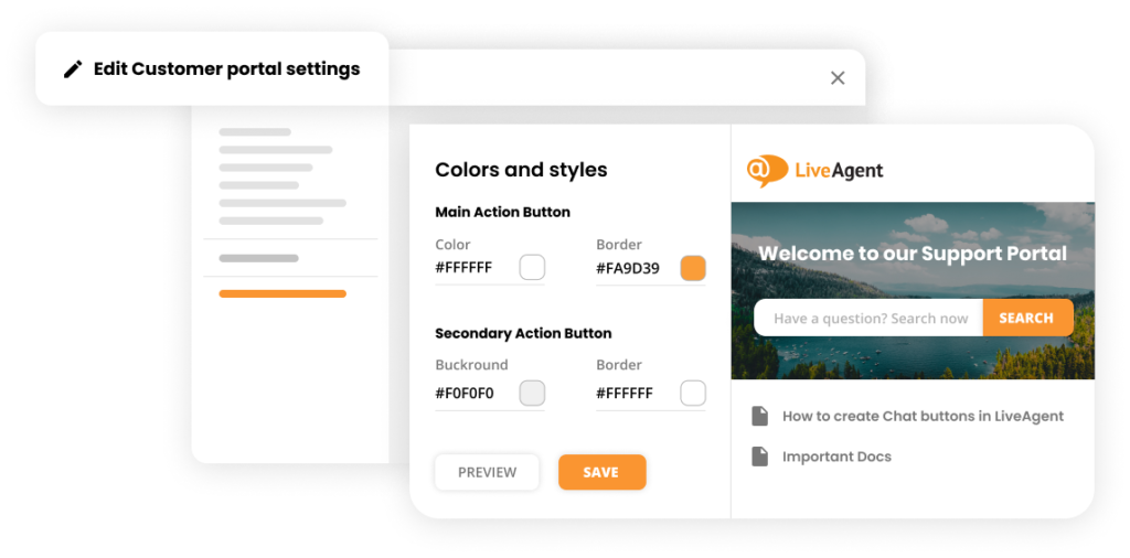 индивидуальная-настройка-макет Индивидуальная настройка базы знаний в системе управления клиентским порталом - LiveAgent