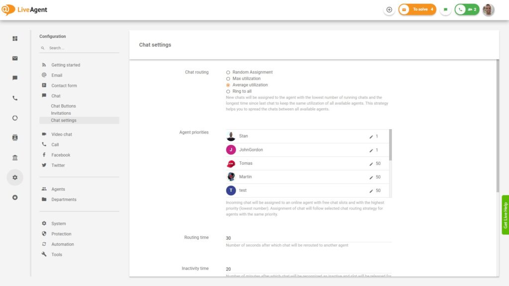 бесплатная-система-управления-взаимоотношениями-с-клиентами-маршрутизация-сессий-чата-LiveAgent