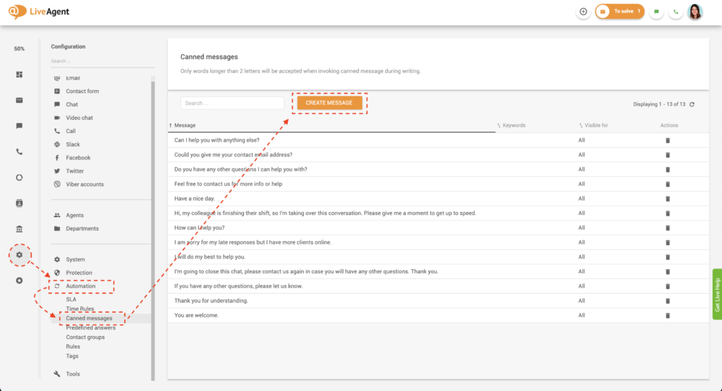 заготовки сообщений