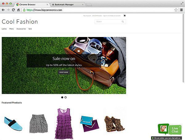 Интеграция онлайн чата LiveAgent с BigCommerce