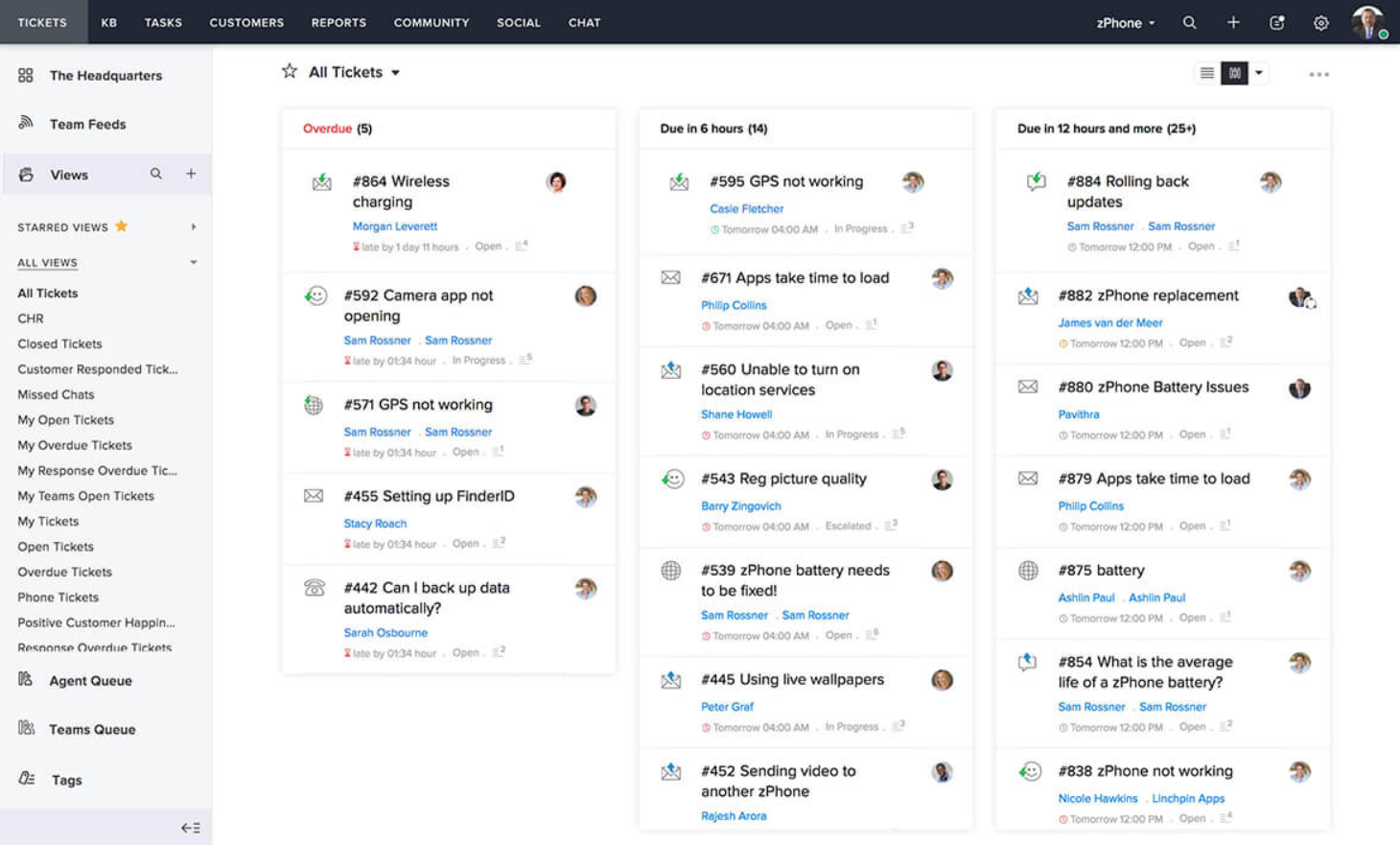 Система управления тикетами Zoho Desk