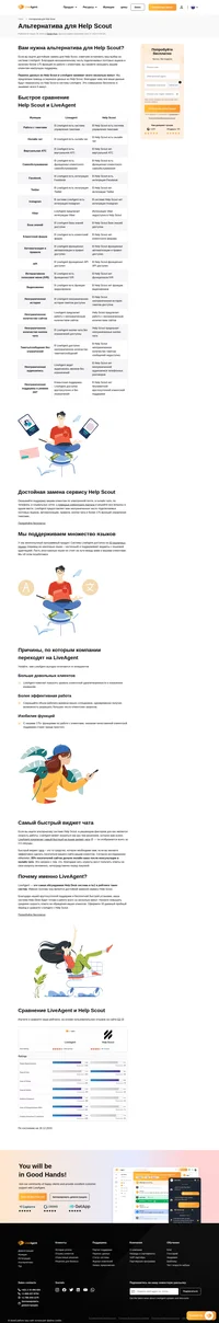 Ищете альтернативу сервису для Help Scout? Знакомы ли вы с системой LiveAgent? Взгляните на ее преимущества и узнайте, почему LiveAgent -- это наилучшая альтернатива.