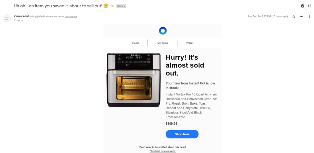 Письмо последнего шанса от Karmanow 