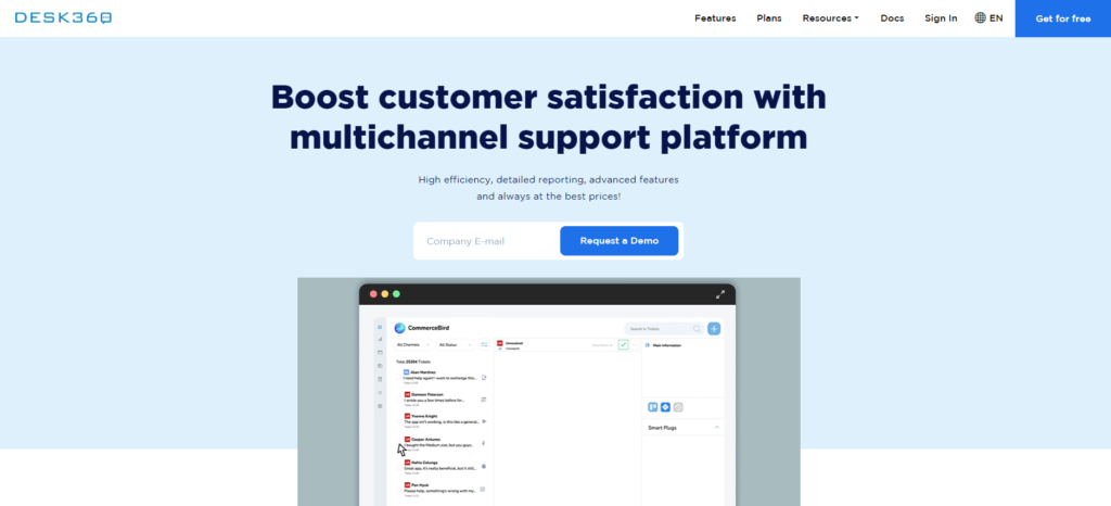 Главная страница Desk360