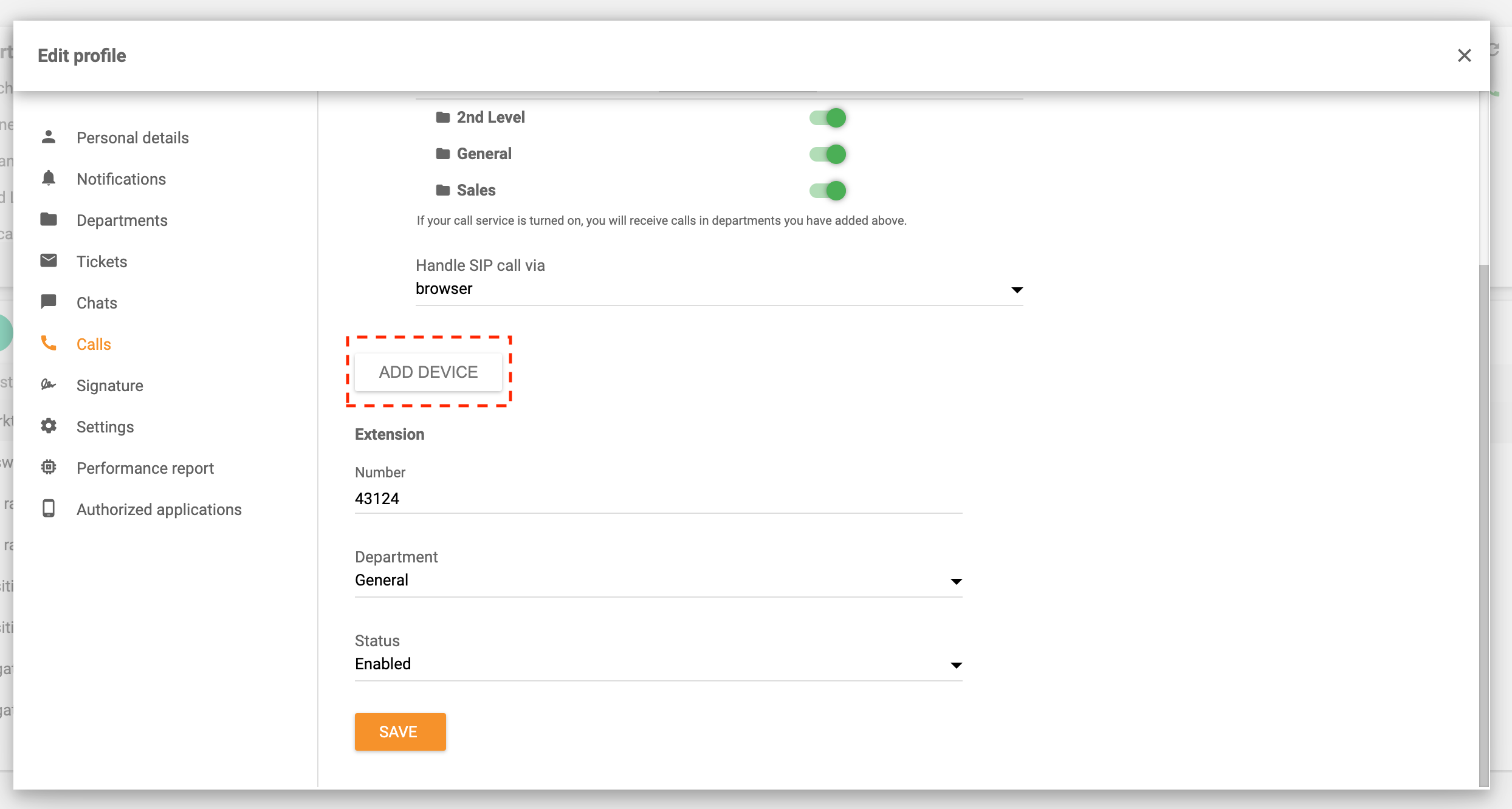 Маршрутизация-звонков-добавить-устройство-LiveAgent