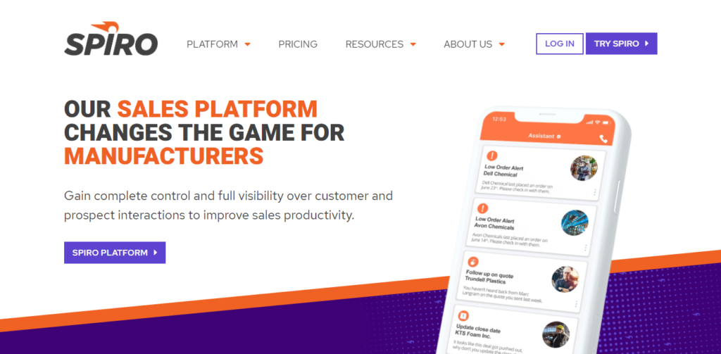 главная-страница-spiro Система Spiro CRM