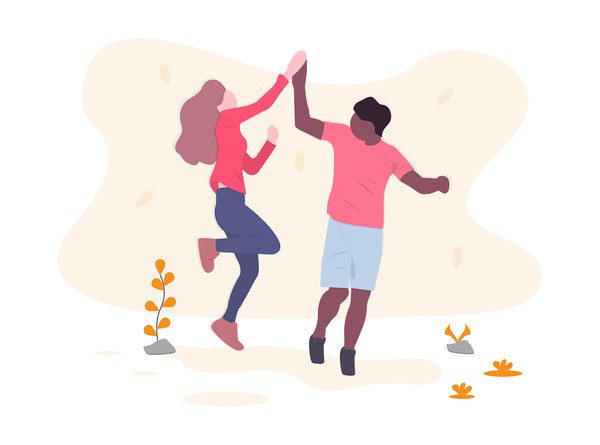 Improve customer happiness illustration