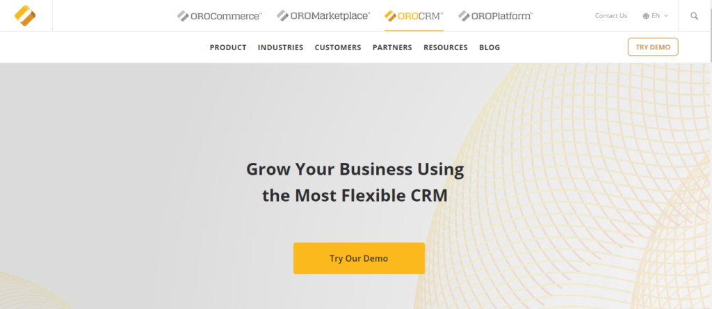 главная_страница_orocrm Система OroCrm CRM