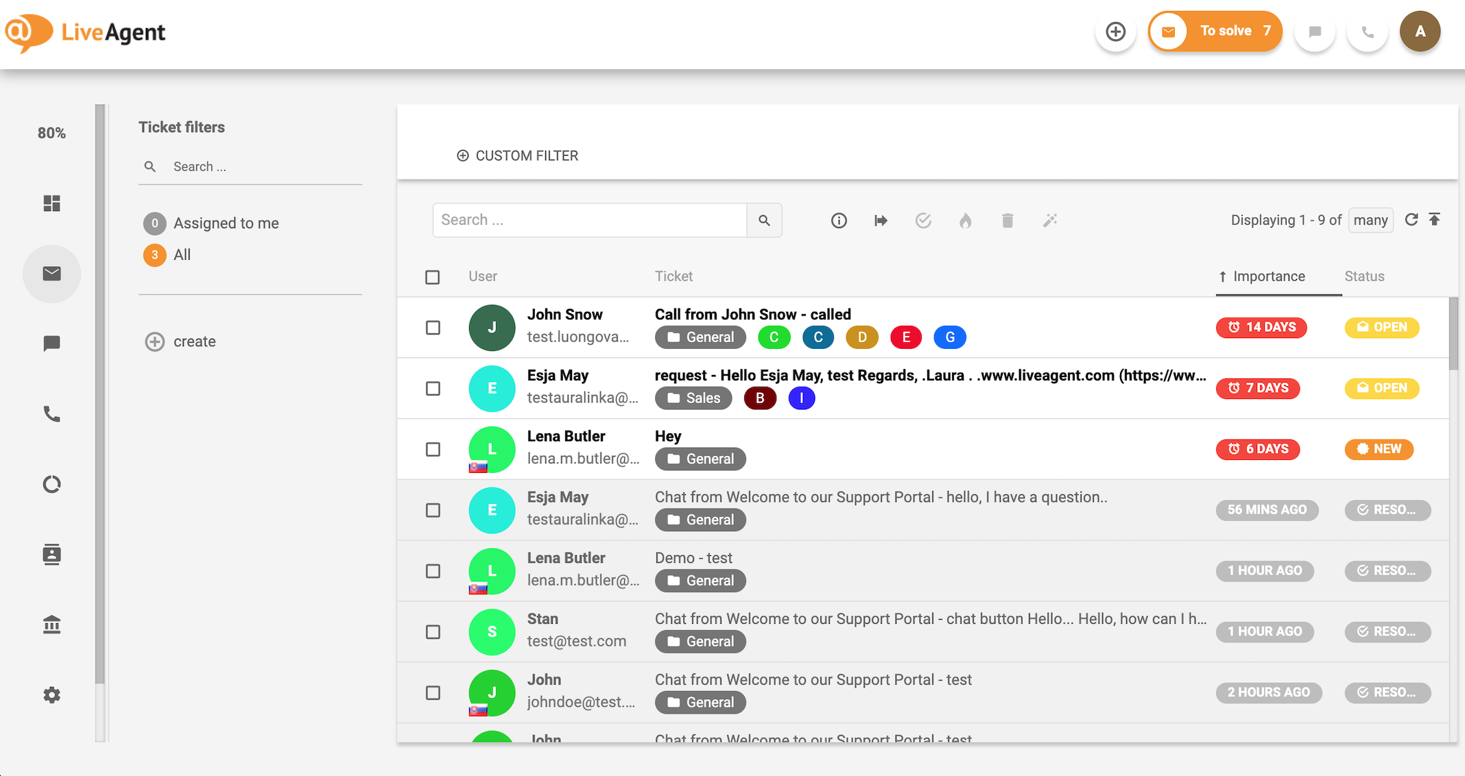 LiveAgent_All Tickets